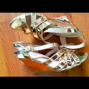 Forever Wedges 3inch, Color Rose Gold, Size 10